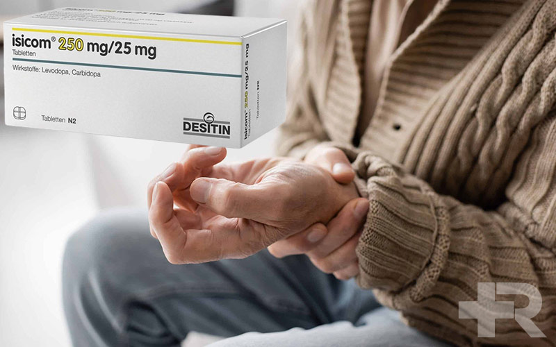 قرص ایزیکام برای بیماری پارکینسون کاربرد دارد و باید با نسخه پزشک مصرف شود.