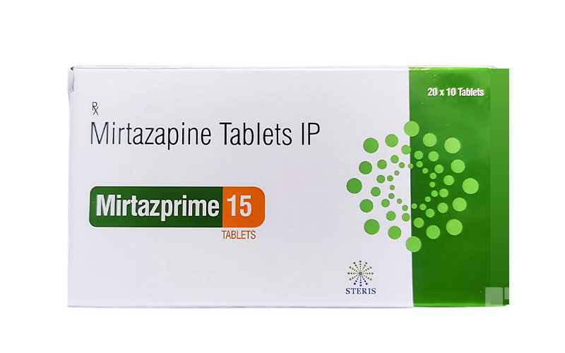 قرص میرتازاپین با نسخه پزشک برای درمان افسردگی استفاده می‌شود.