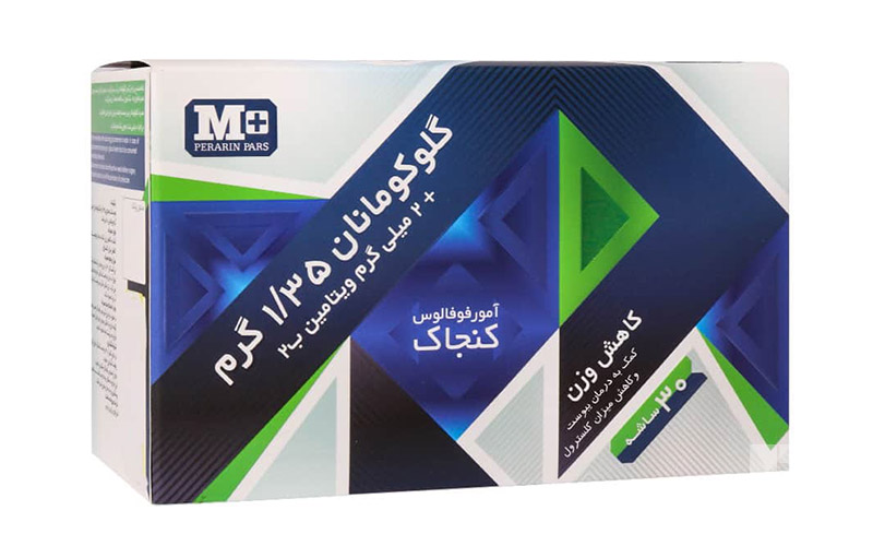 گلوکومانان (فیبر محلول کاهش اشتها)