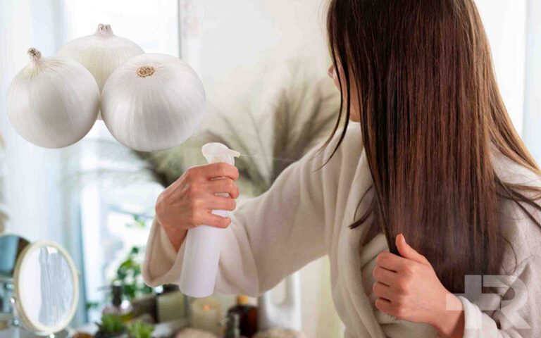 آب پیاز برای مو