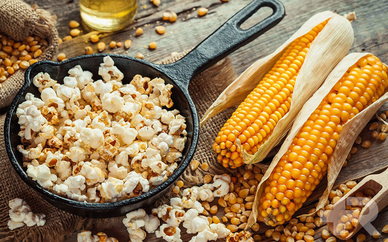 خواص ذرت ذرت دارای ترکیبات غذایی و مقوی زیادی است که سبب احساس سیری میشود.